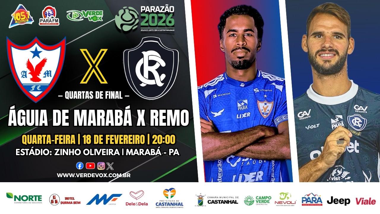 ÁGUIA DE MARABÁ (4) 1 X 1 (5) REMO || QUARTAS DE FINAL || PARAZÃO - 2026