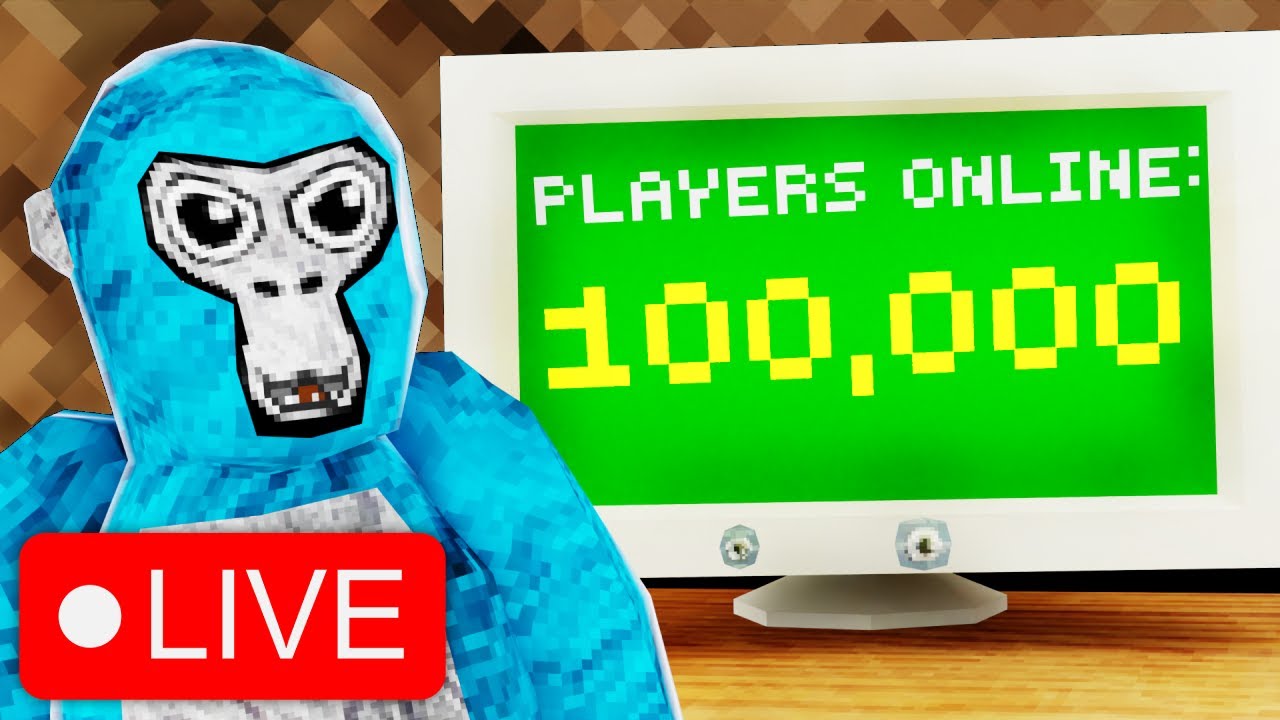 🔴 | GORILLA TAG 🔵 20P MINIGAMES LIVE 🔵