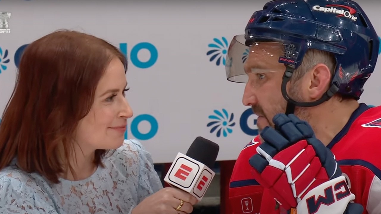 Alex Ovechkin reacts to eliminating the Canadiens & previews 2nd round vs. Carolina | ESPN NHL