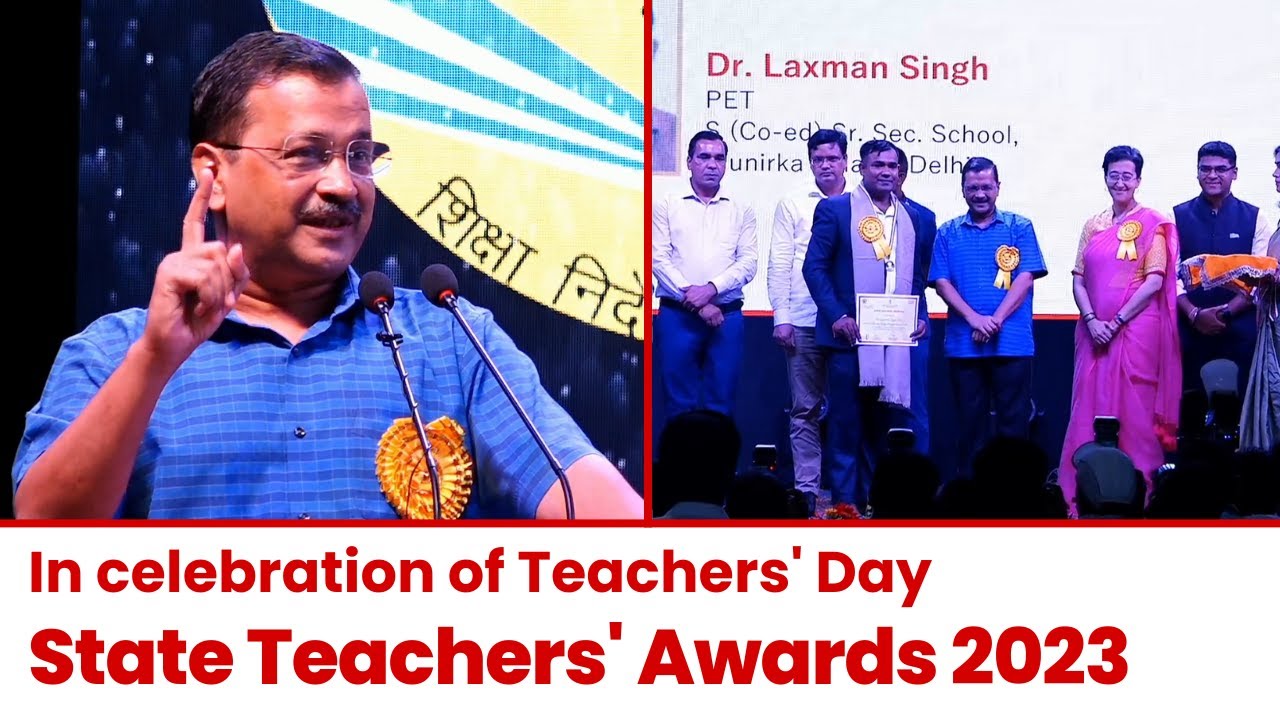 In celebration of Teachers' Day, State Teachers' Award Program 2023 | Arvind Kejriwal