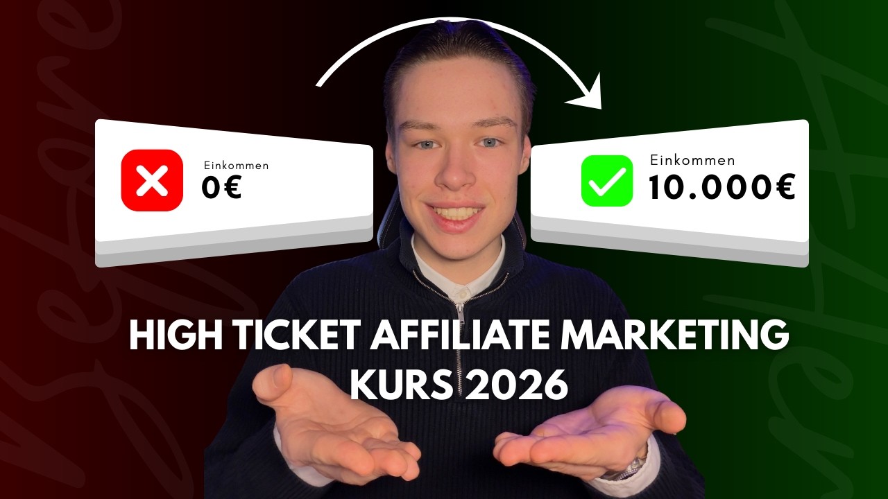 High Ticket Affiliate Marketing Kurs (100% KOSTENLOS)