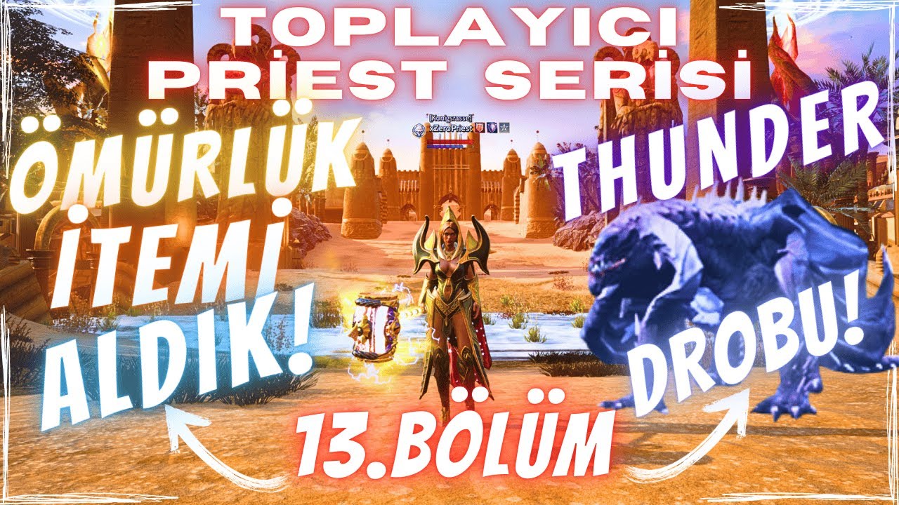 PRİEST SERİSİ 13. BÖLÜM | BİR ELİT İTEM DAHA!! | THUNDER DROBU ALDIK!! | Rise Online
