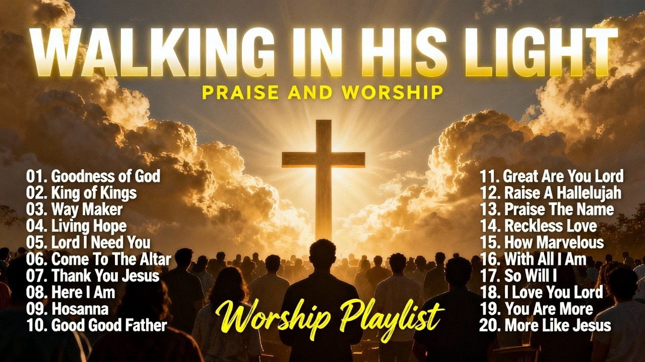 Walking in His Light – Peaceful Praise & Worship for Hope and Spiritual Growth | Worship Playlist