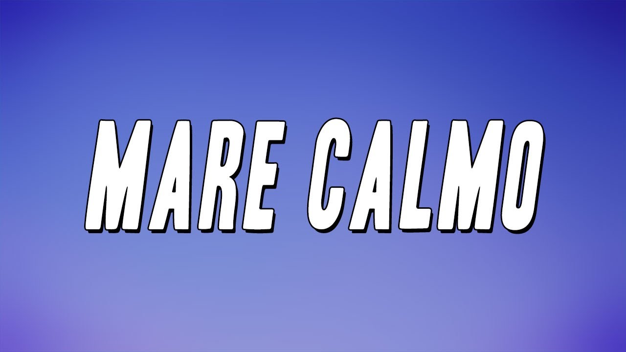 Tedua - Mare Calmo (Testo)
