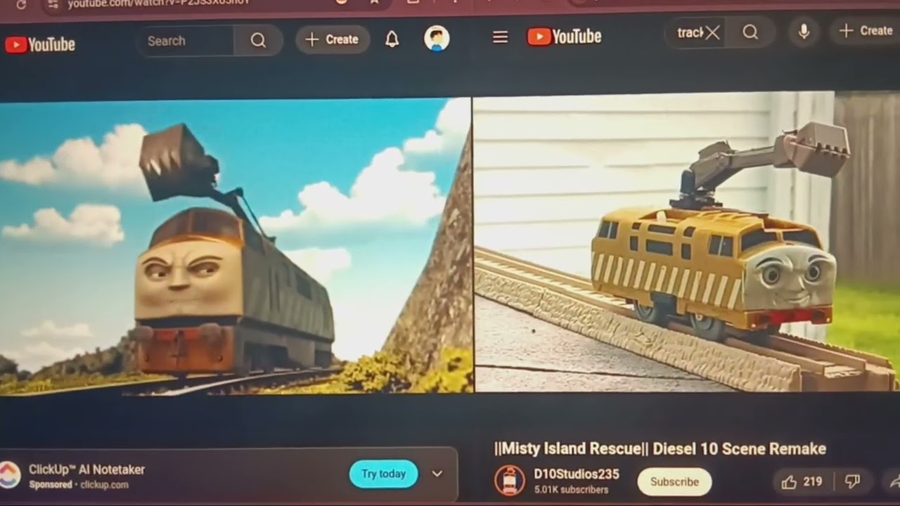 Misty island rescue Desiel 10s return  comparison