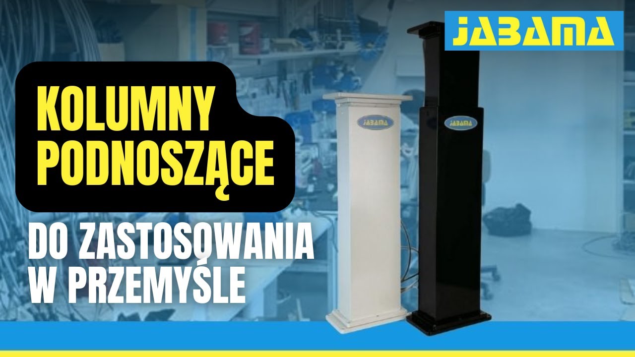 Elektryczna regulacja wysokości specjalistycznych stołów - kolumny Jabama
