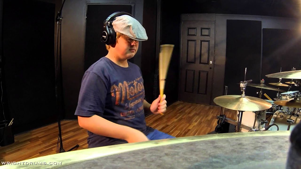 Wright Drum School - Myles Turpie - Uptown Funk by Mark Ronson - Drum Cover
