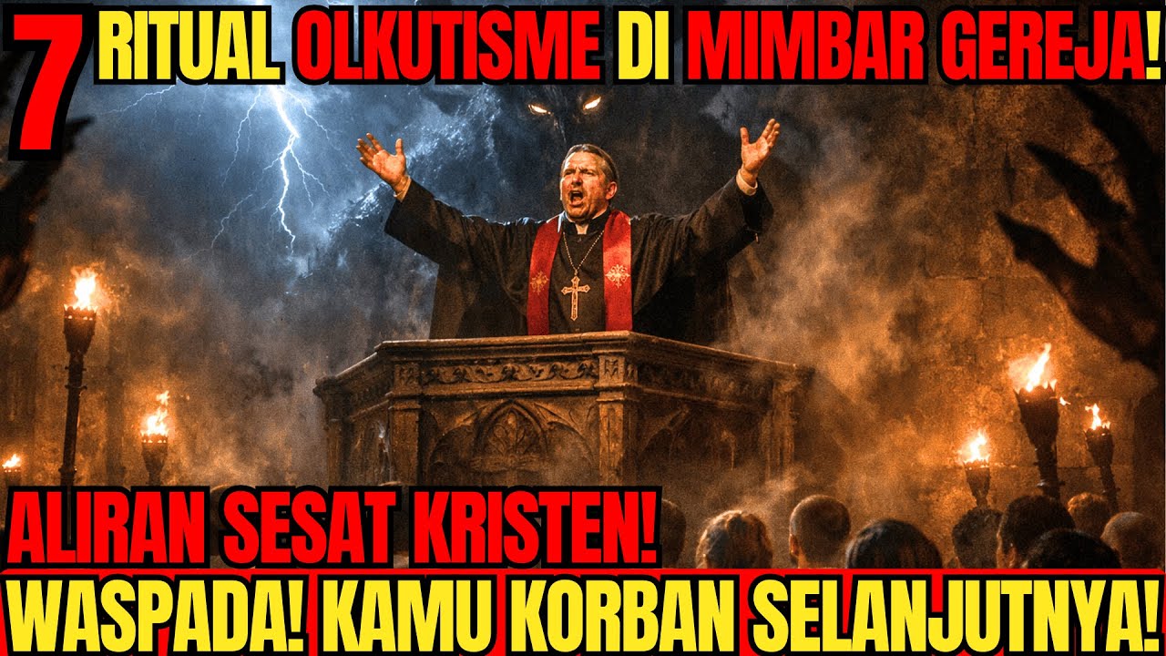 7 PRAKTIK OLKUTISME DI MIMBAR GEREJA SET4N YG TIDAK KAMU SADARI❗️CEK GEREJAMU SEKARANG❗️