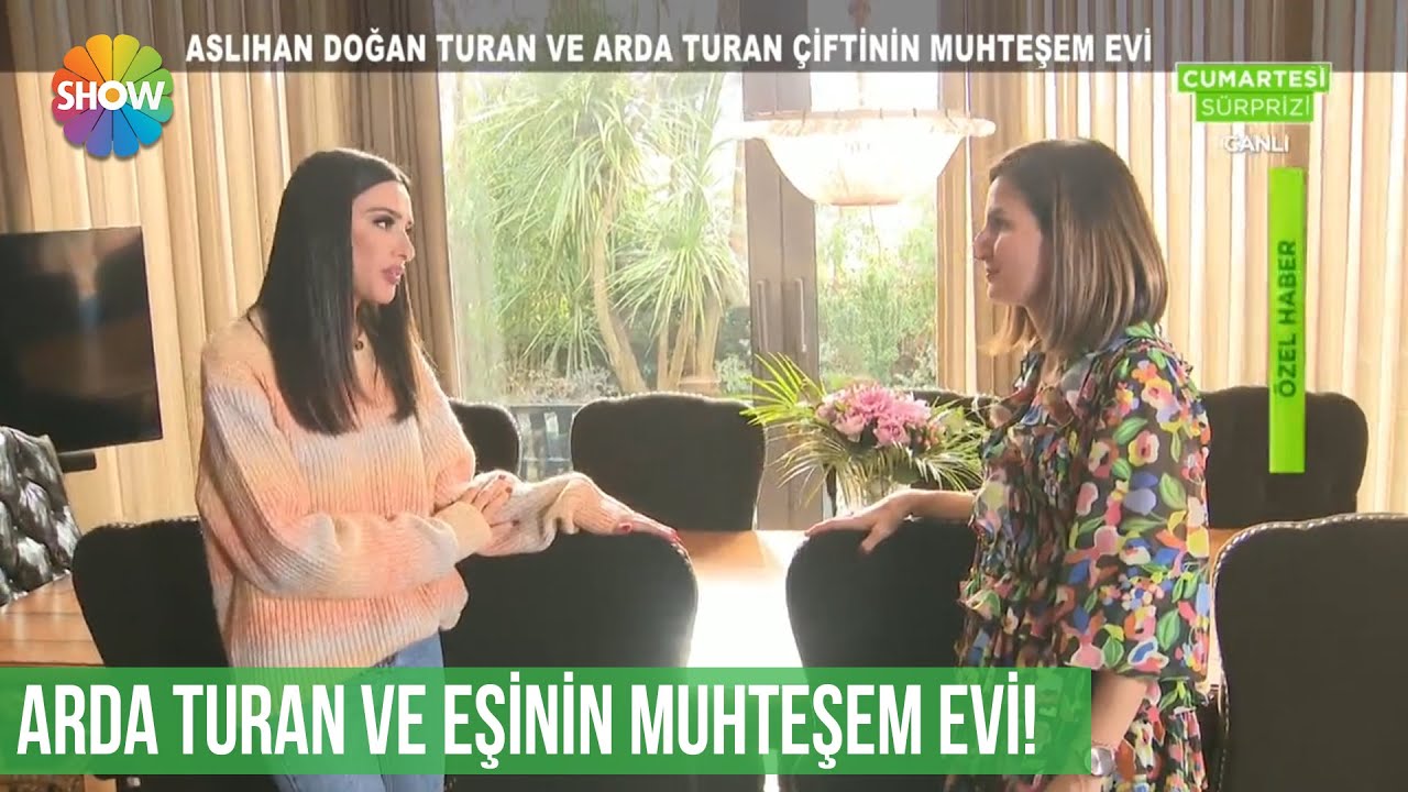 Aslıhan Doğan Turan ve Arda Turan çiftinin muhteşem evi!