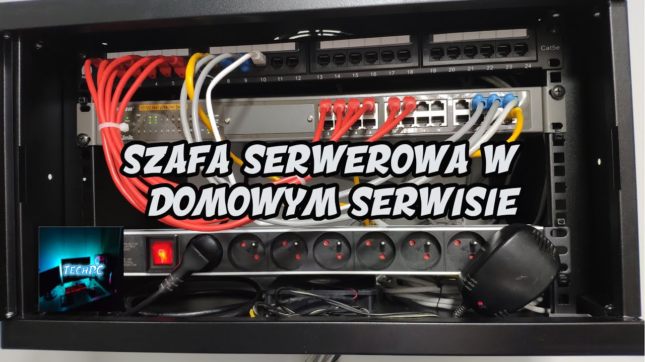 Domowa sieć LAN Szafka RACK 19
