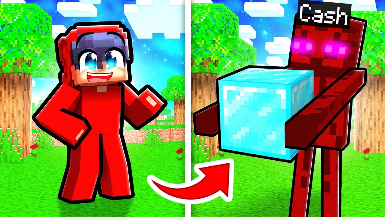 Becoming a HELPFUL SHAPESHIFTER in Minecraft!