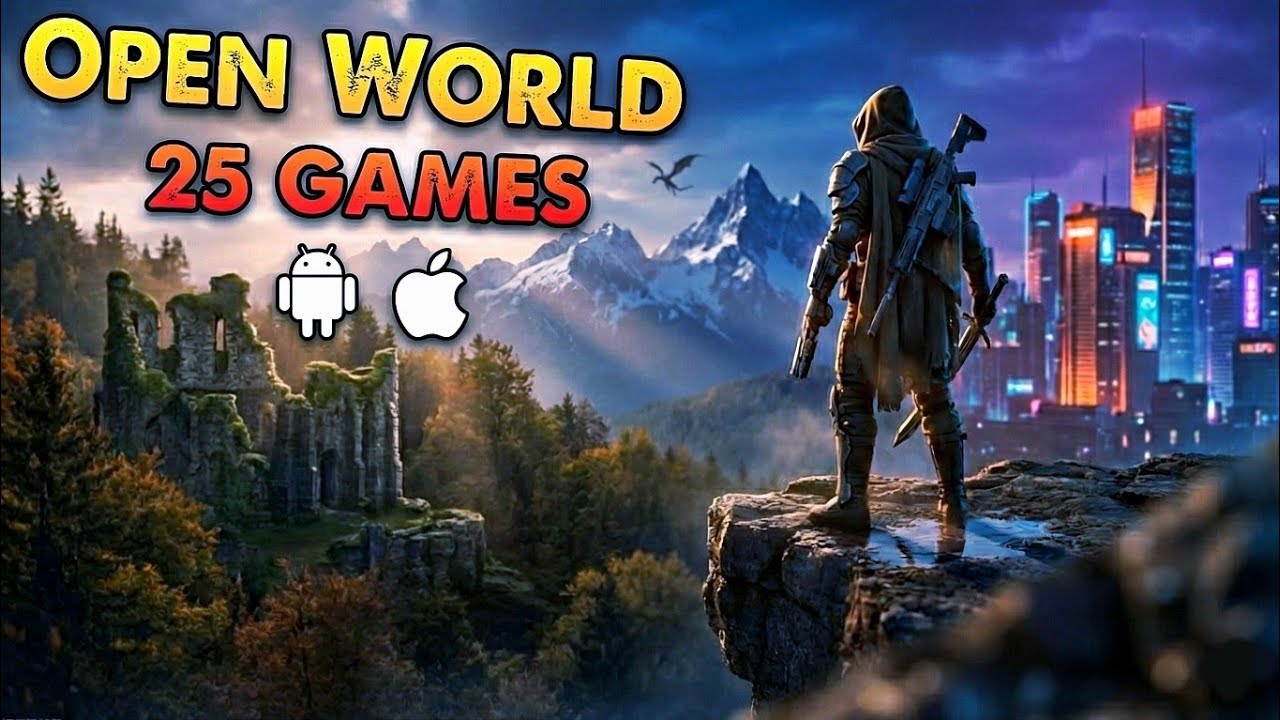 Top 25 Best Open World Offline Games for Android & iOS 2025 (High Graphics)