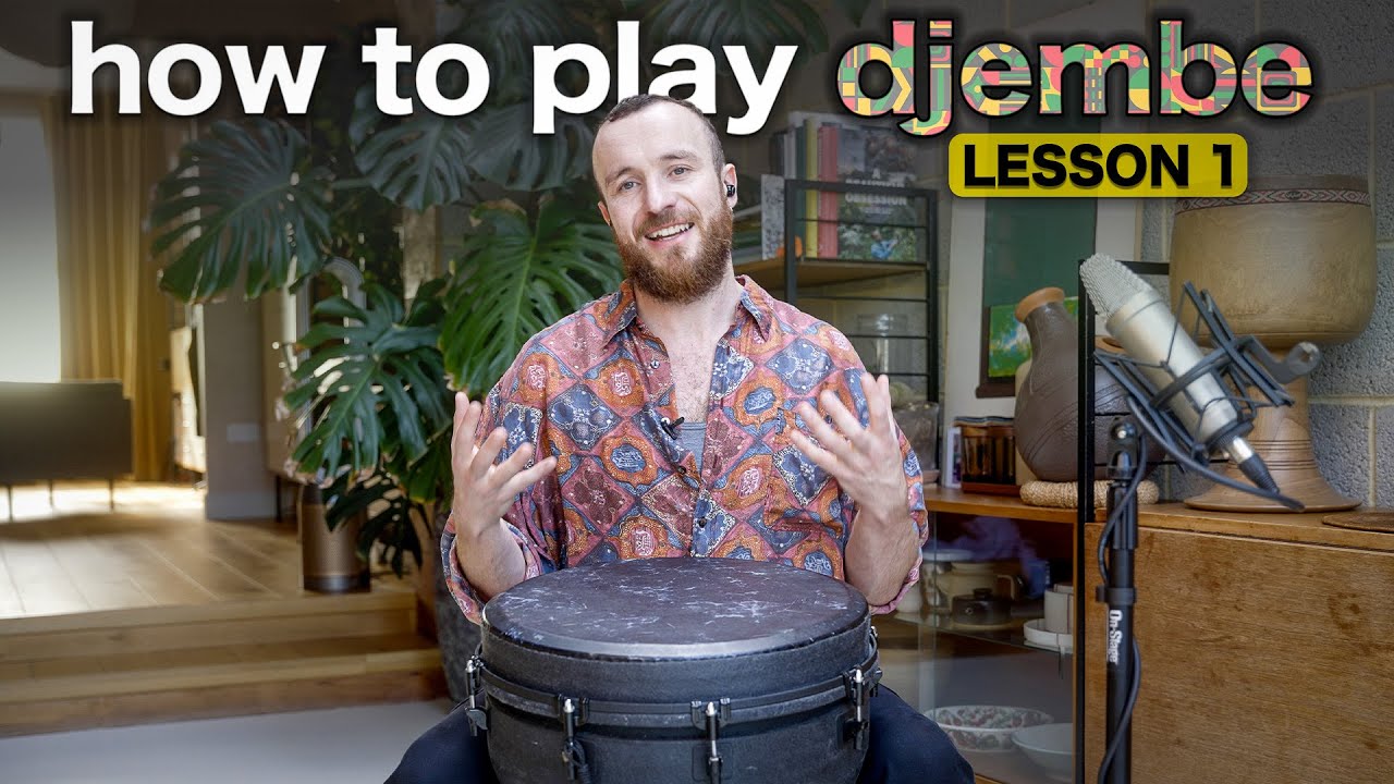 How to Play Djembe - Easy First Steps! (Lesson 1)