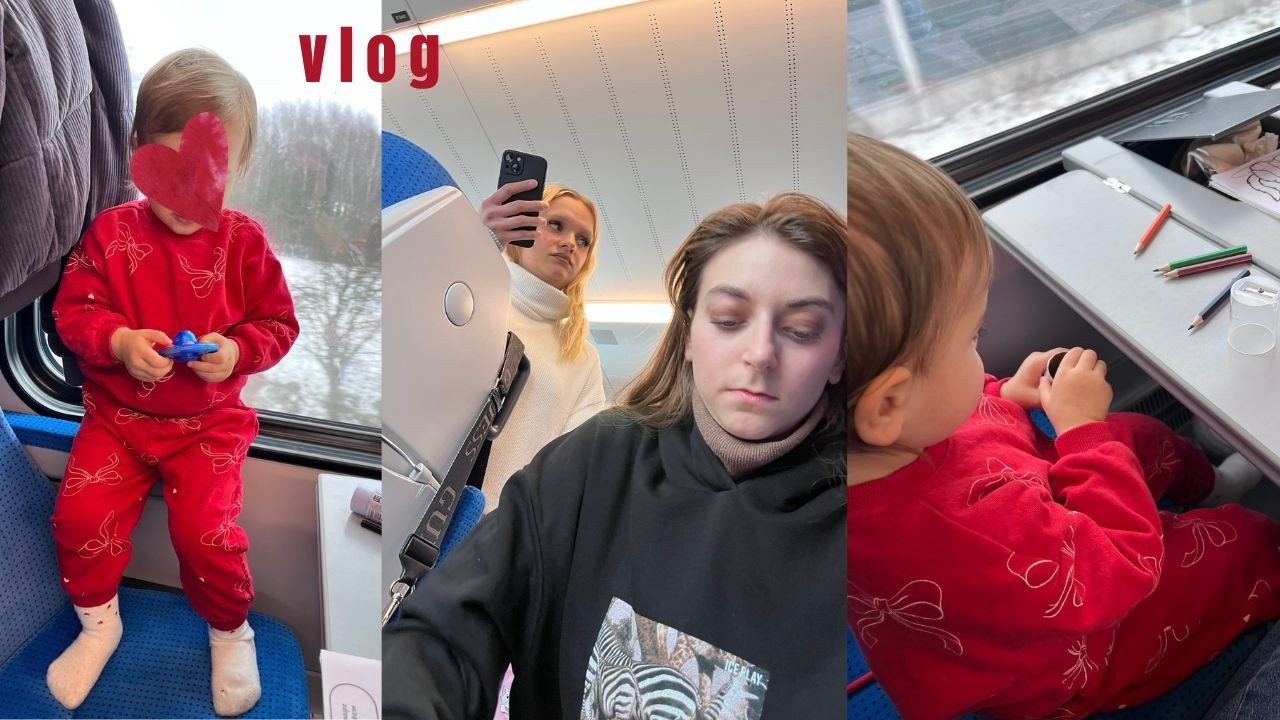 VLOG: JEDZIEMY POCIĄGIEM Z CIOCIĄ🤗❤️‍🔥