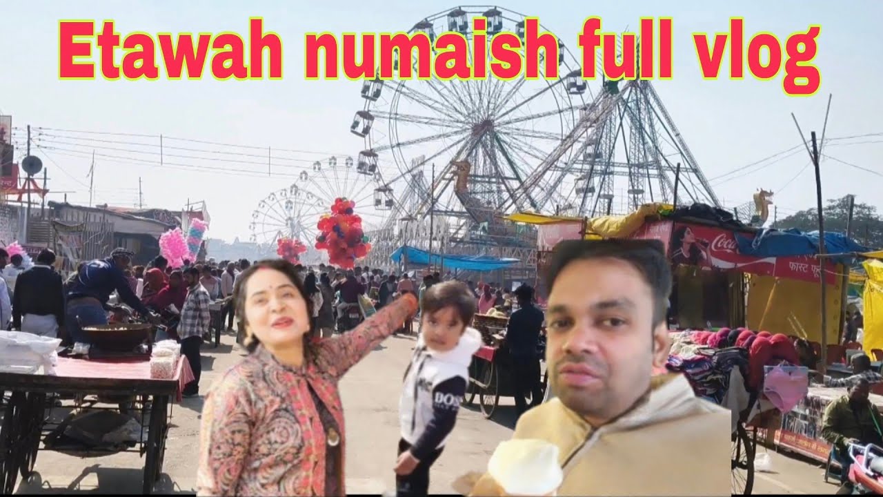 Etawah Numaish Full Vlog 😱 Full Masti with family 😄🤣 जलपरी का कहर😨 #trending #viral #vlog 