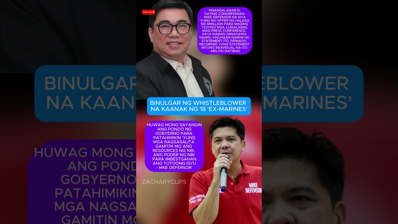 MIKE DEFENSOR, SINUHULAN PARA TUMISTIGO #shorts