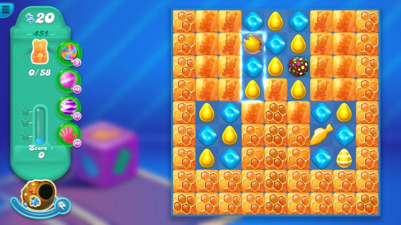 Candy Crush Soda Saga level 451