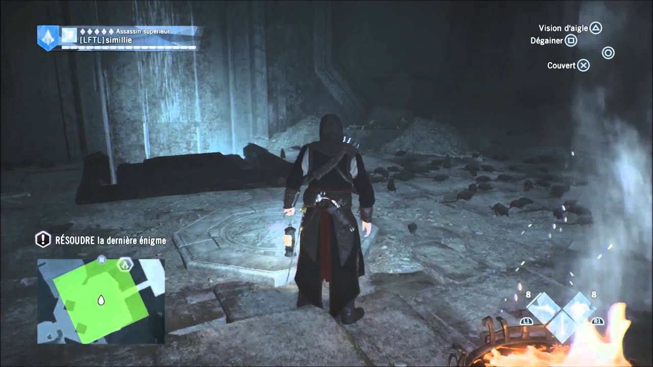 Assassin's creed Unity : Dead kings - séquence 13 mission 4 - solutions des 3 énigmes - PS4 (FR)