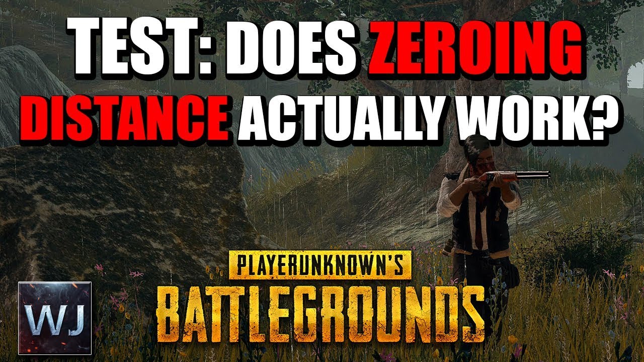 TEST: Does zeroing distance ACTUALLY work? - PLAYERUNKNOWN's BATTLEGROUNDS (PUBG)