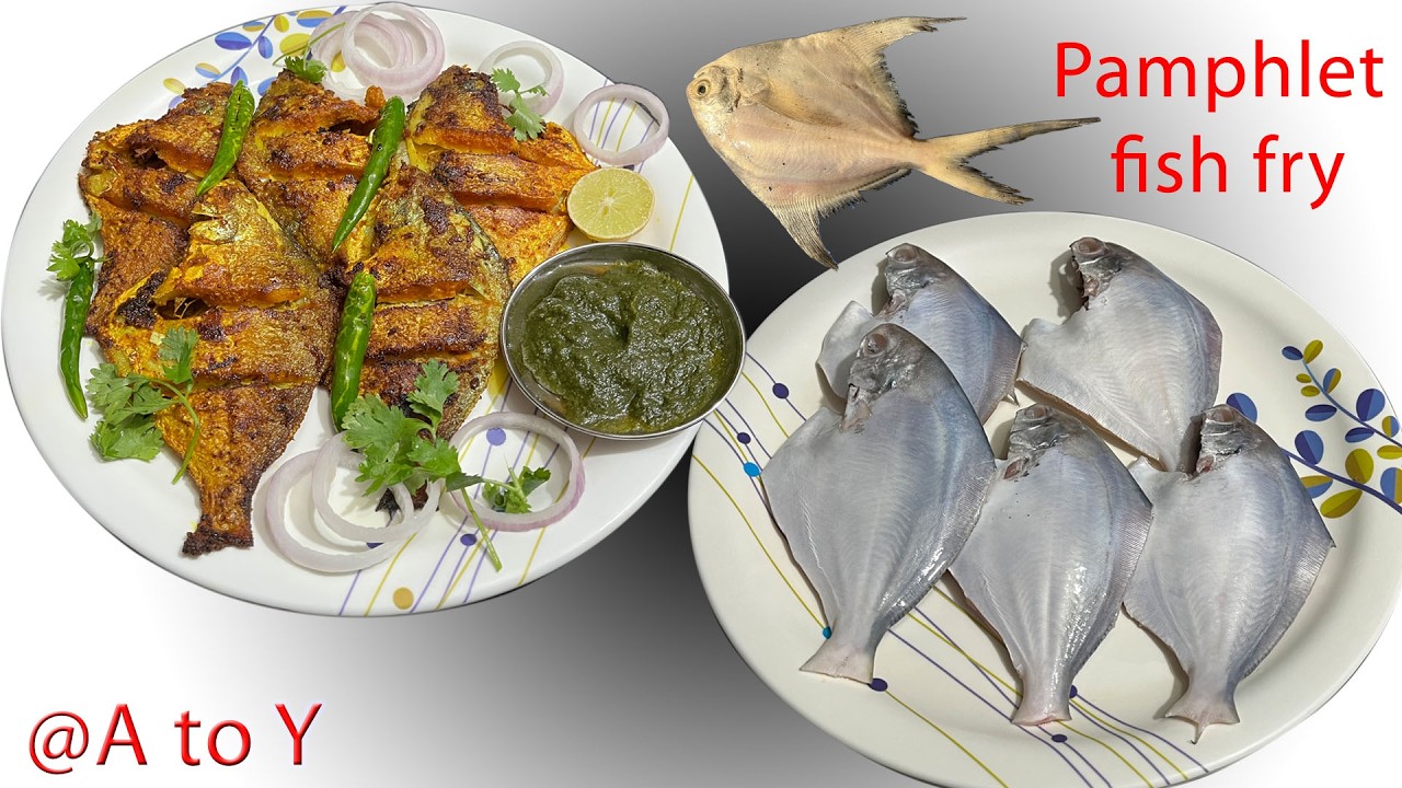pamphlet fish fry | पापलेट फिश फ्राई | तवा फ़िश | चटकारे लेते हुए खाएंगे मसाला फ़िश फ़्राई