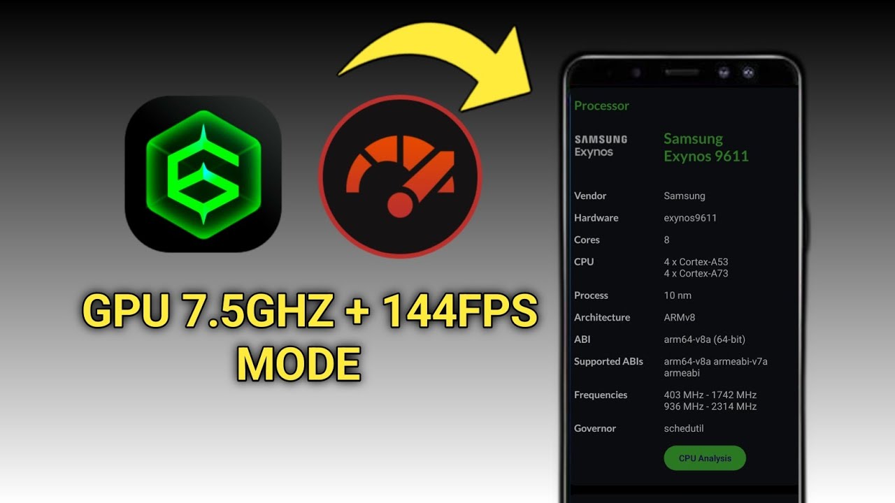 Разблокировка 120 кадров в секунду на Android + GPU 7,5 ГГц 144 FPS без рута 100% работает | Макс...