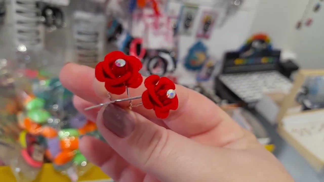Асмр🎀 Магазинчик всё по 50р, маленький обзорчик мелочей.🧷🪞🧬⛓️💍