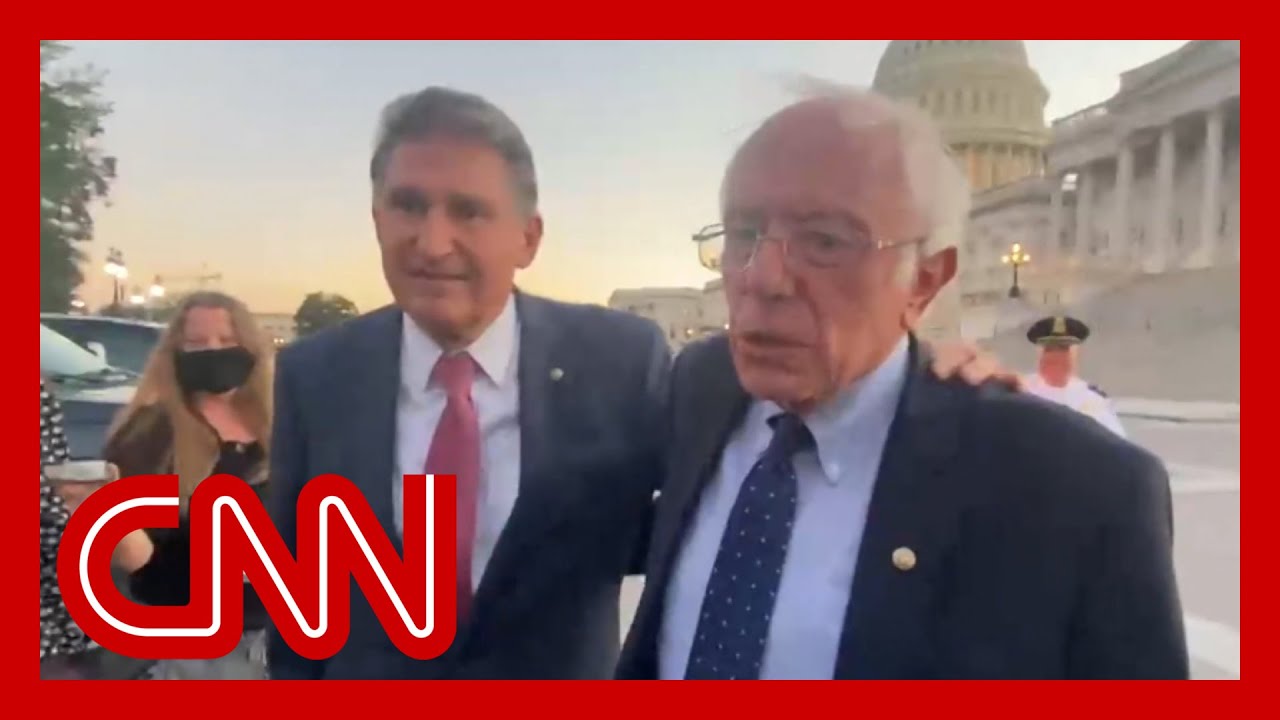 Manchin, Sanders are ‘talking’ as moderates and progressives continue stalemate