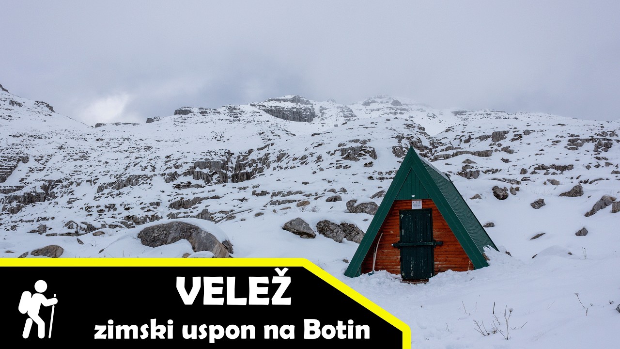 Velež, uspon na vrh Botin (1969mNv)