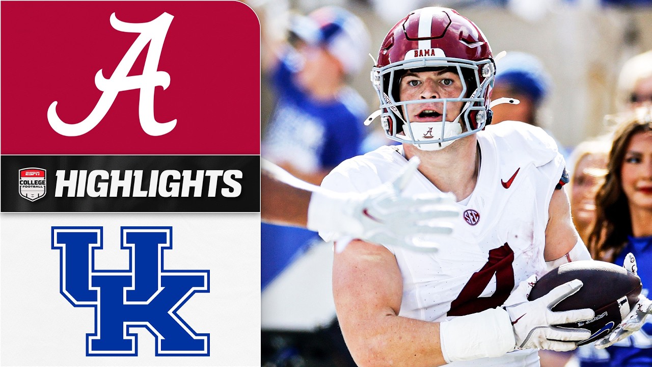 Alabama Crimson Tide vs. Kentucky Wildcats | Full Game Highlights | ESPN College Football