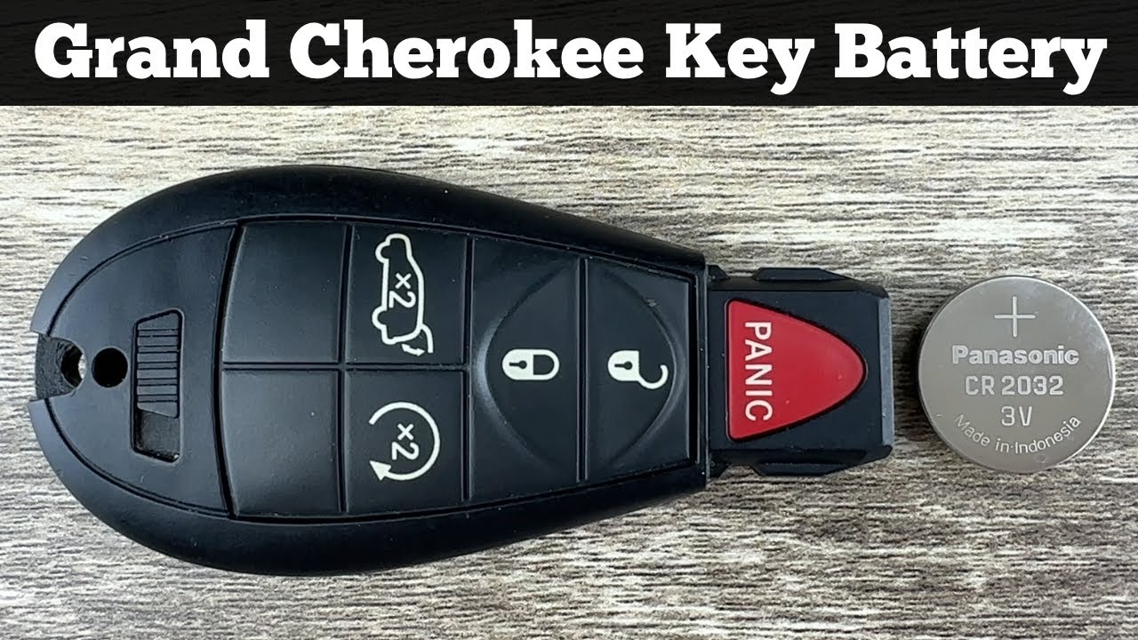 2008 - 2013 JEEP GRAND CHEROKEE Key Fob Battery Replacement - How To Replace Change Remote Batteries