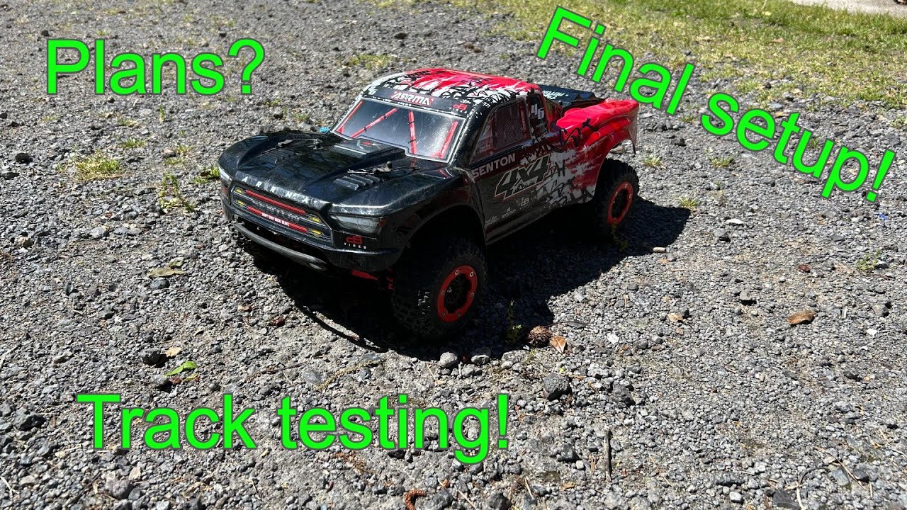 Arrma Senton 3s, Track testing the final setup!