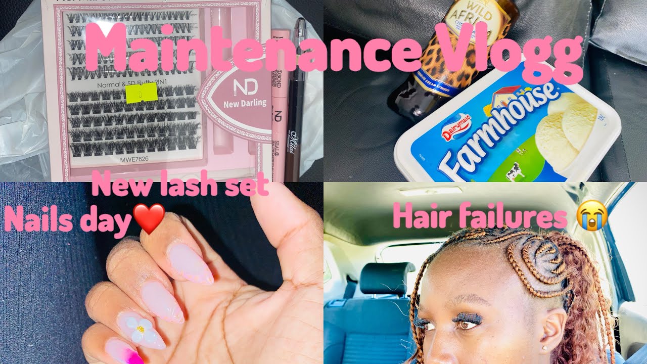 Maintenance vlog,hair appointment disaster,went home,food haul and more❤️