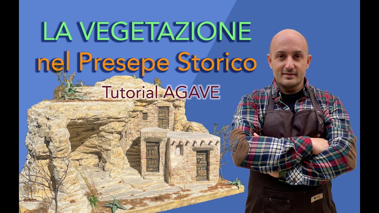 Vegetazione per presepe Palestinese. Tutorial agave