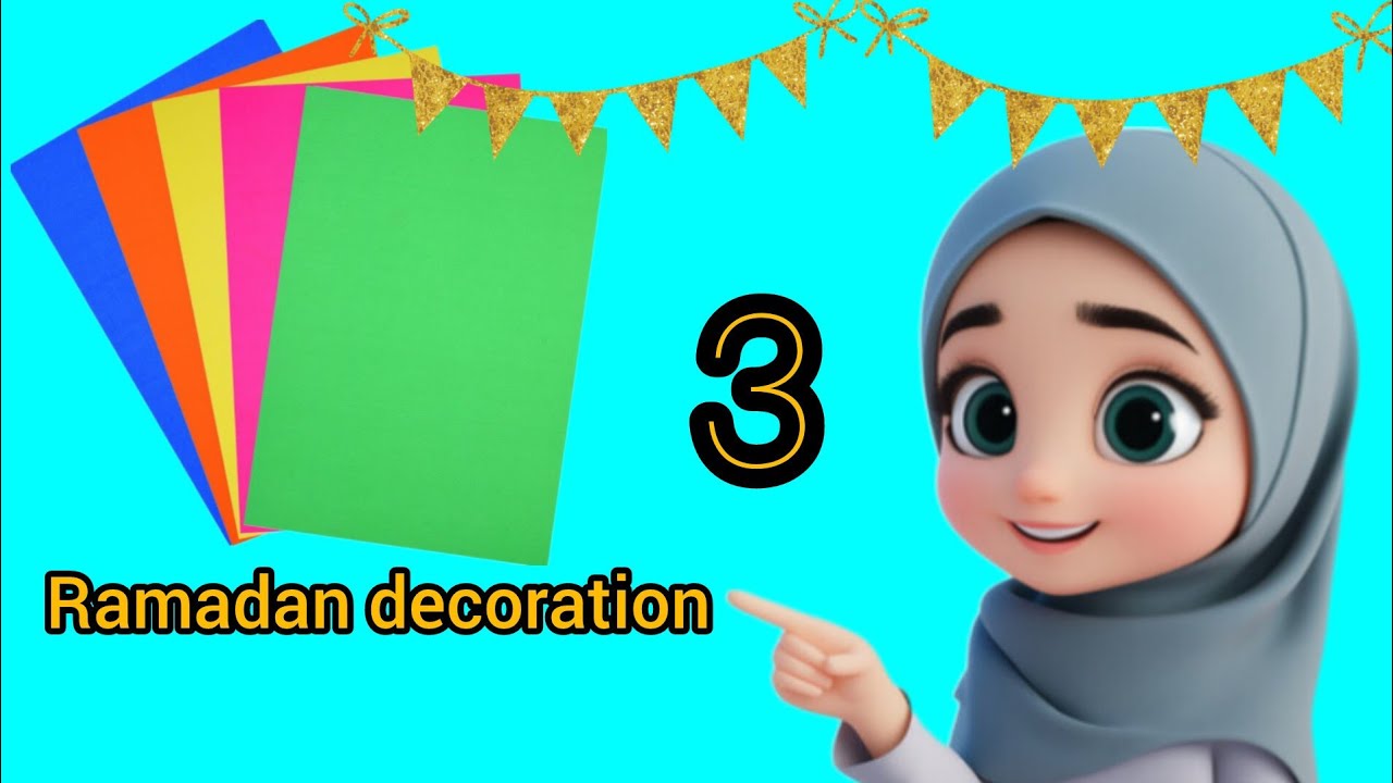 DIY / Ramadan Decoration idea | Ramadan Paper Craft | @Creative samama