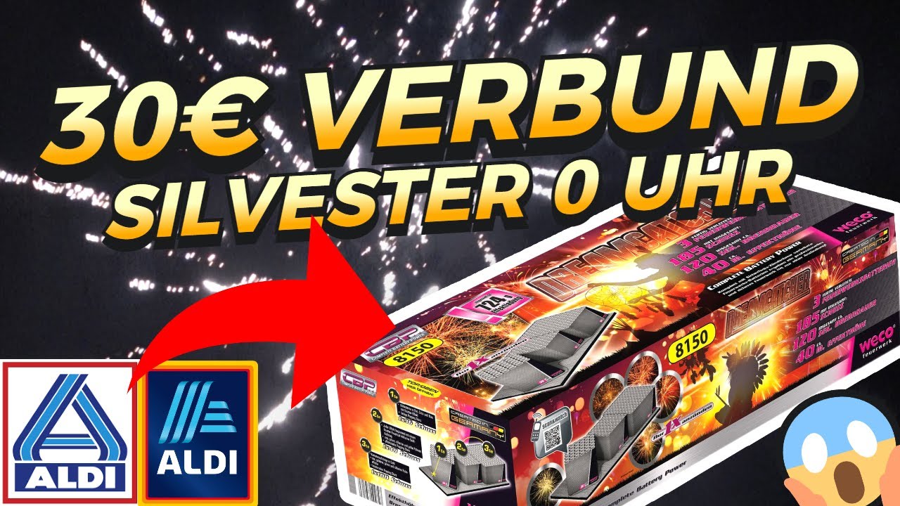 ALDI DREAMCATCHER 30€ | XXL ZERLEGER-VERBUND AN SILVESTER! | ALLE ZÜNDEN FEUERWERK😍