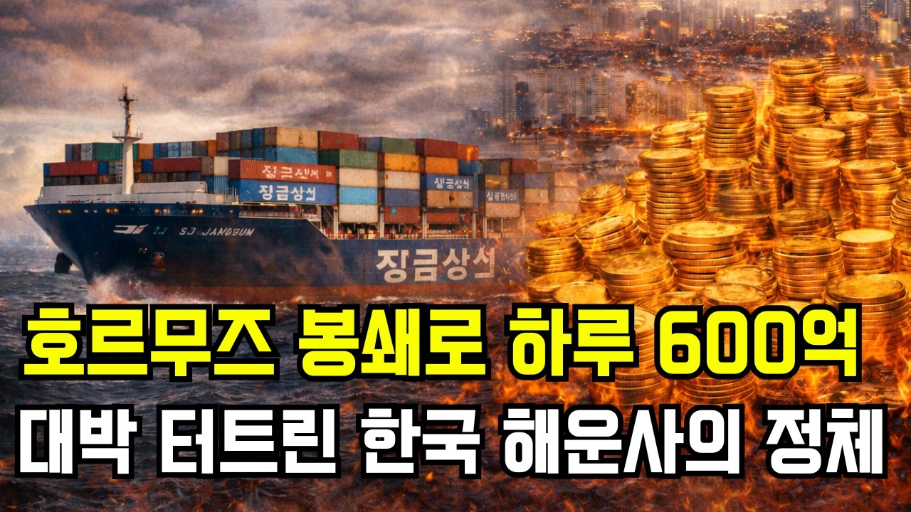 하루 600억 번다는 장금상선의 실체, 뉴스에서 안 알려주는 냉혹한 수익 구조