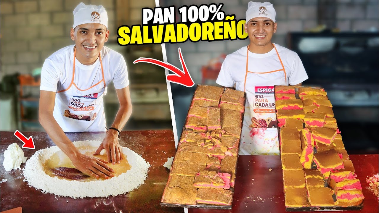HACIENDO PAN DULCE en EL SALVADOR *PAN MARIA LUISA*