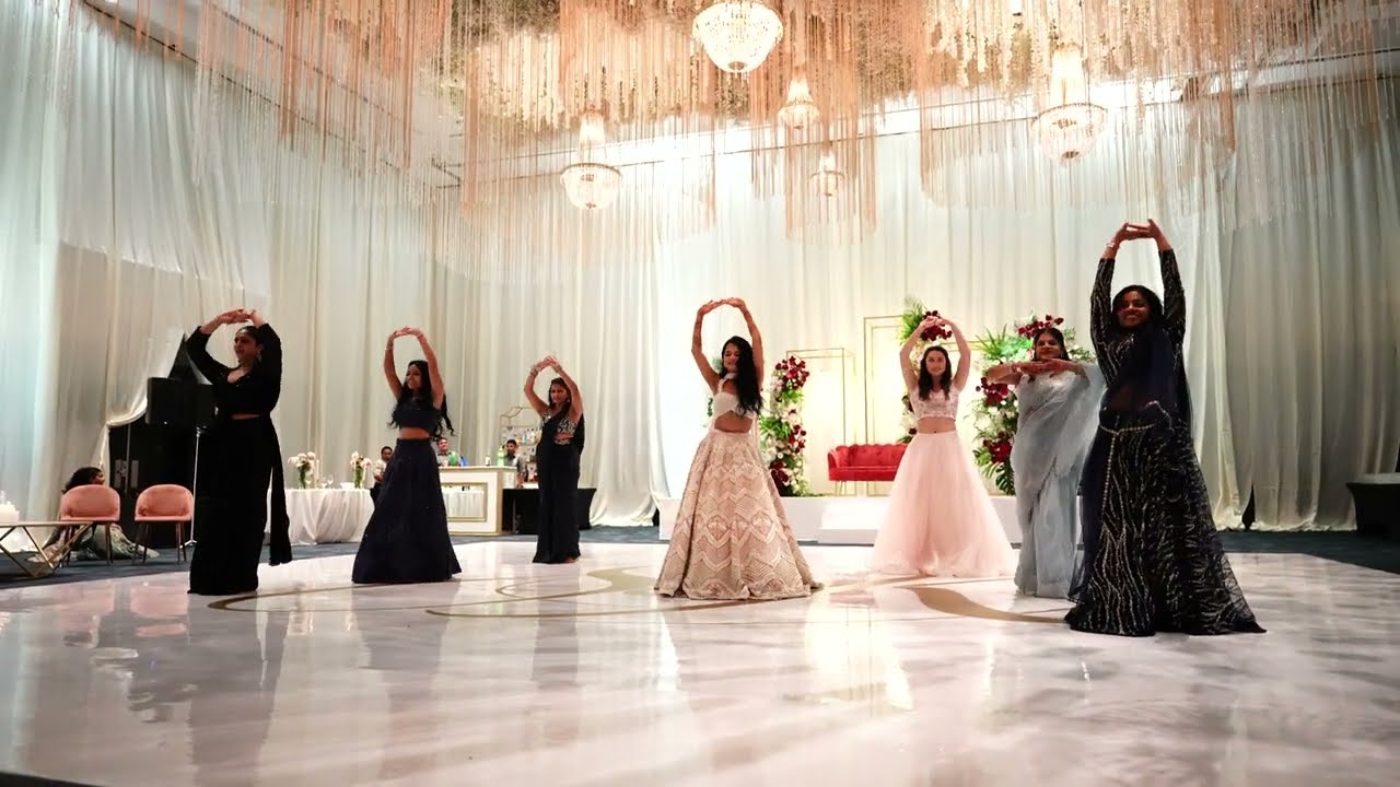 Kavitha & Saajan's Reception - Bridesmaids dance