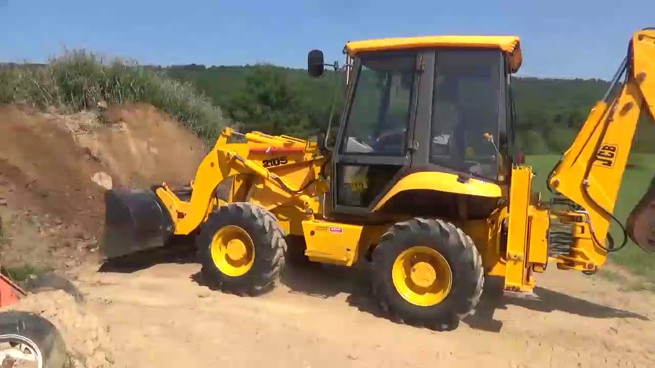 1998 JCB 210S Series II Rubber Tire Backhoe Loader Cab Heat 4X4 Perkins Diesel Extenda Hoe For Sale!