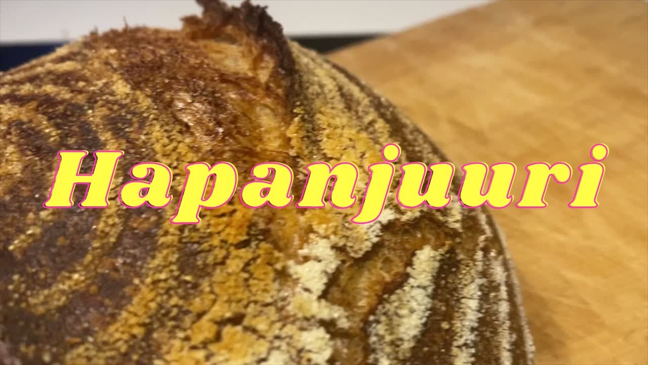 Hapanjuurileivän valmistus