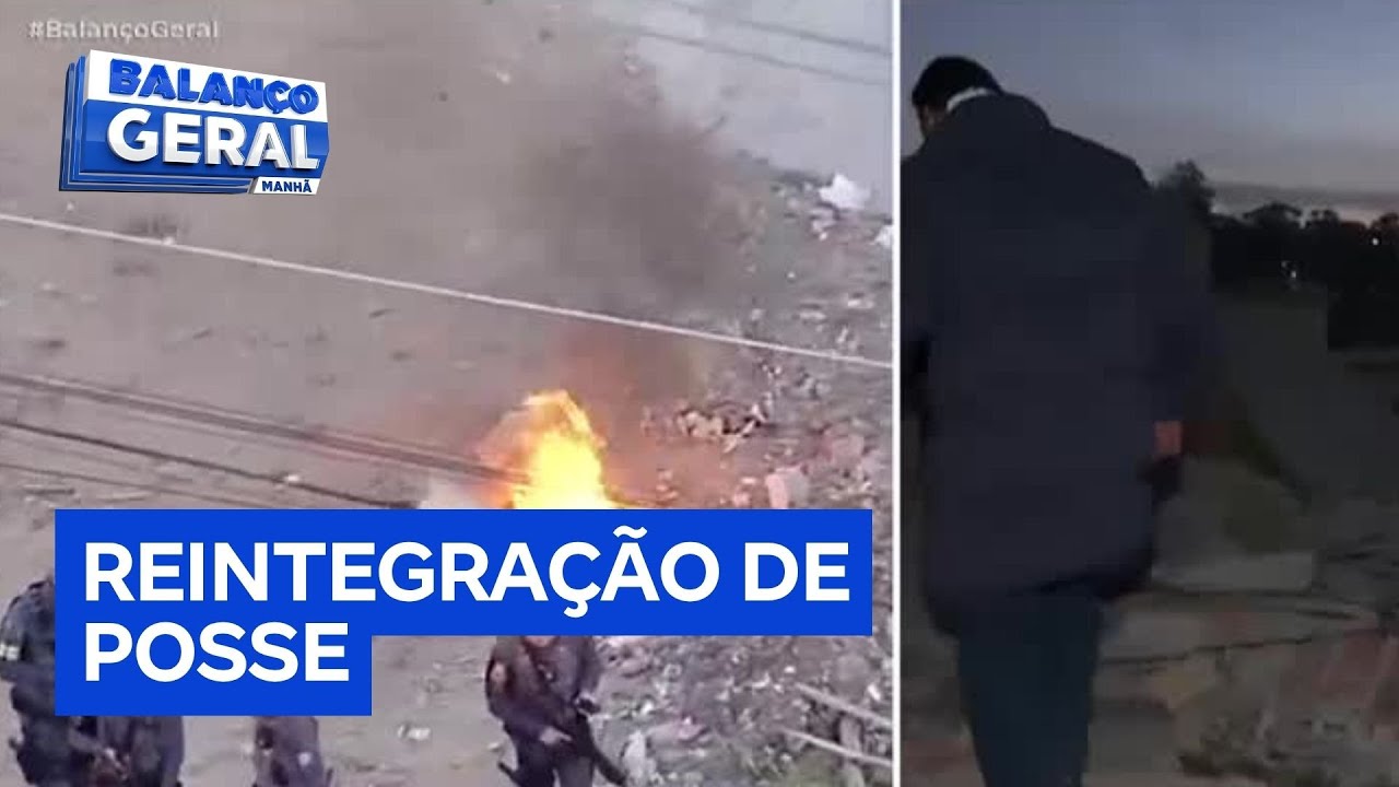 Polícia realiza reintegração de posse em Guaianases, zona leste de SP