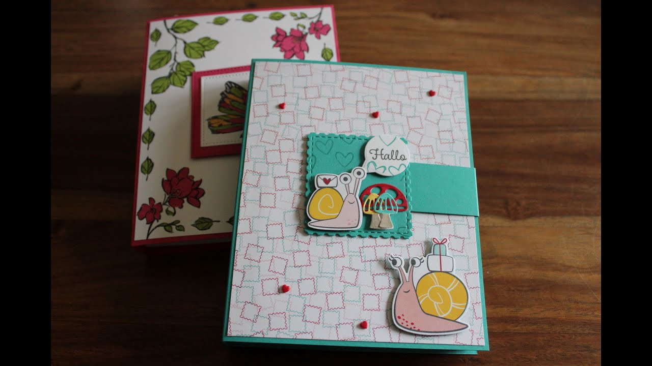 Buchbox mit der Produktreihe Per Schneckenpost von Stampin` UP!