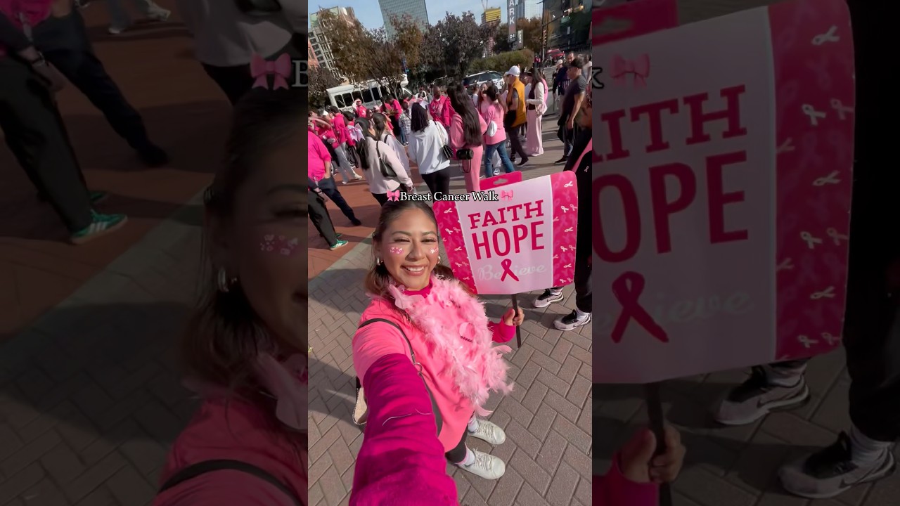Breast Cancer Walk in Newark! #breastcancerawareness #breastcancer #breastcancerwalk #newark