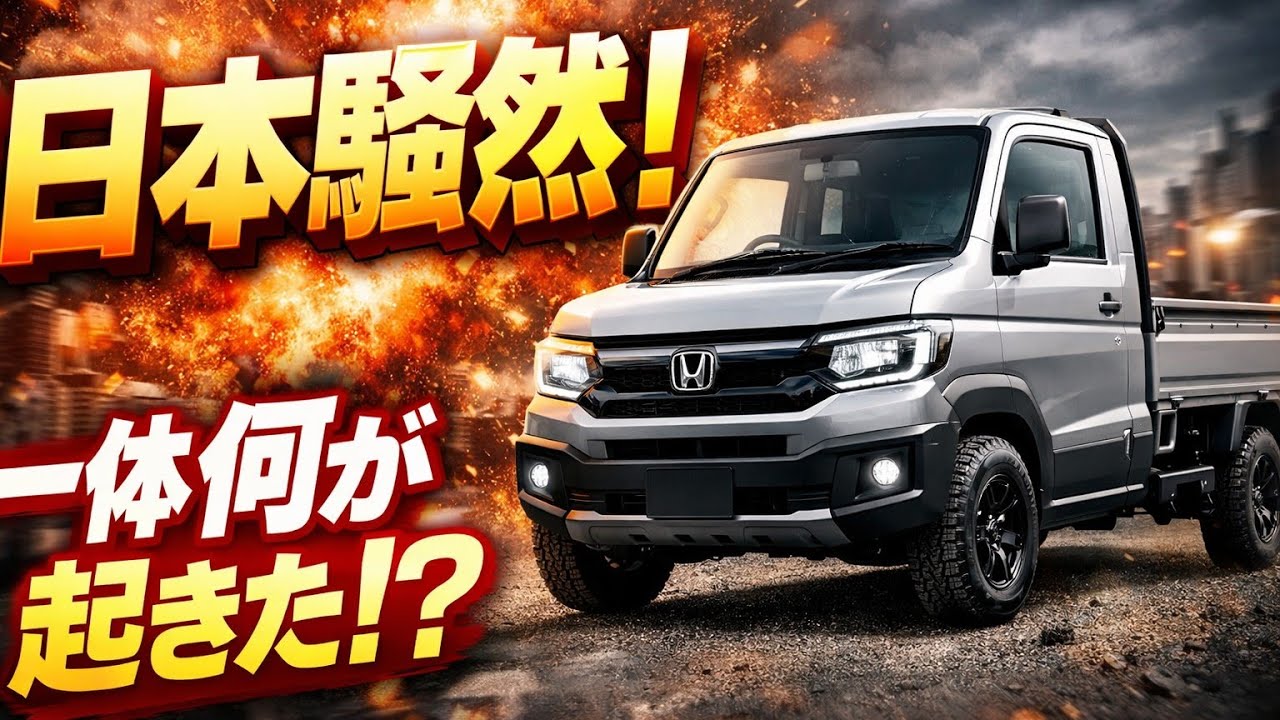 🚨日本騒然！2026年新型ホンダ・アクティ Power Cargo Pro ついに登場！？軽トラ革命が始まる