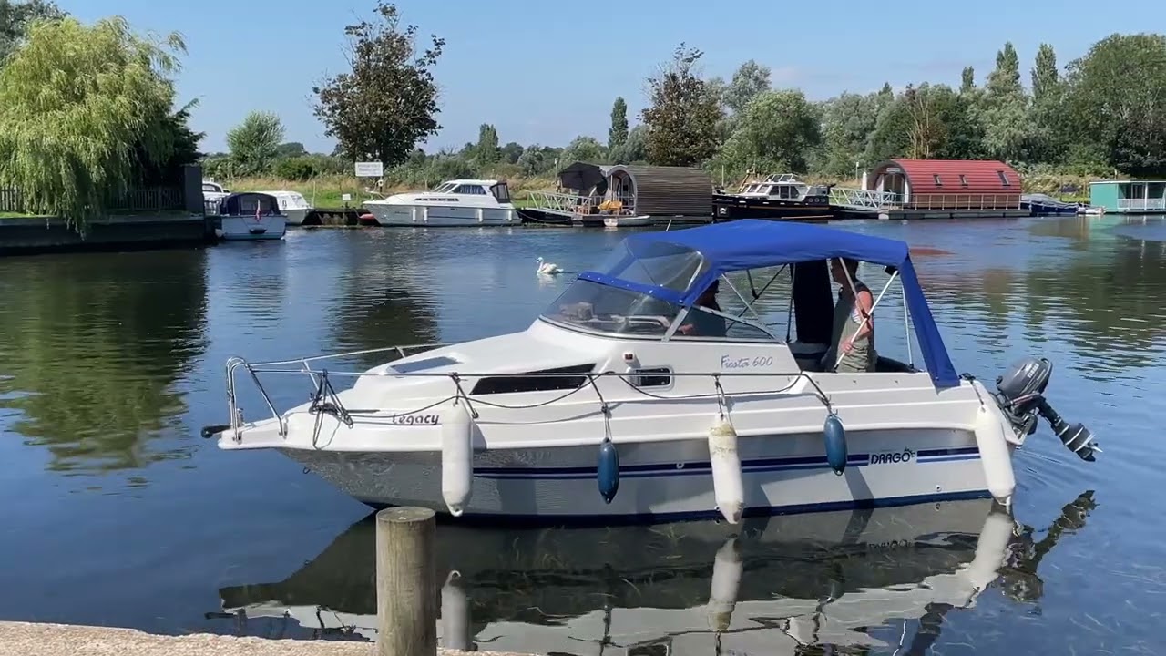 Cruising the Norfolk Broads at Beccles, boats galore. #boating #boat #river