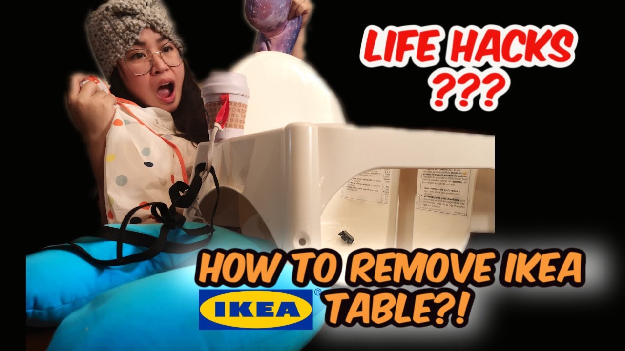 How to remove Ikea Highchair Table and my TOP 5 life hacks!