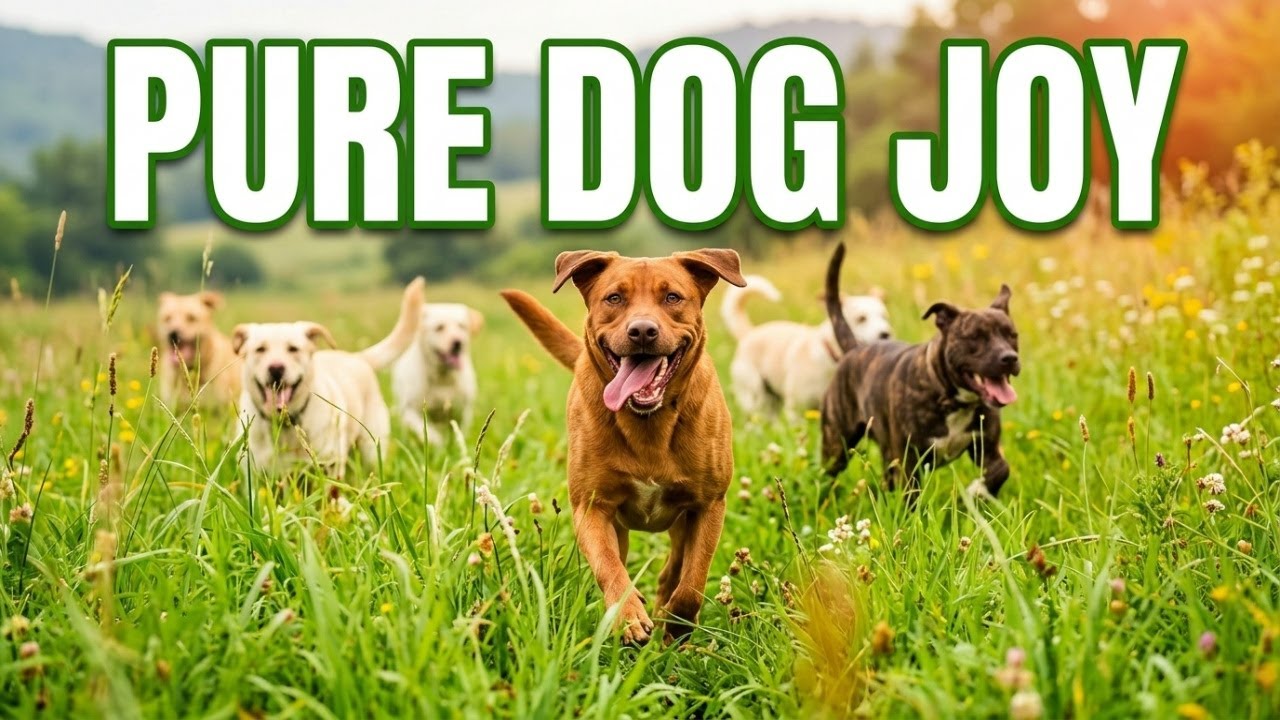 Happy Dogs Playing in Nature 🐶 Relaxing Dog Moments LIVE | Calm Dogs & Positive Vibes