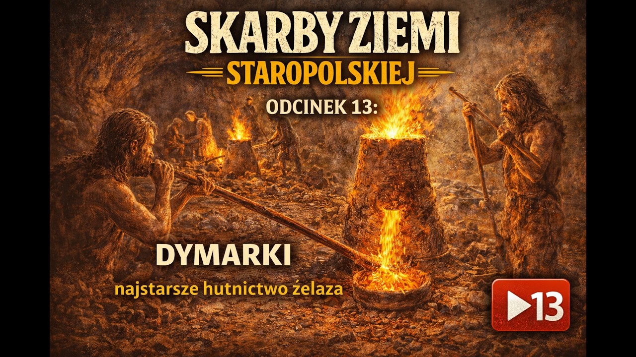 Dymarki świętokrzyskie &ndash; jak powstawało żelazo 2000 lat temu | Skarby Ziemi Staropolskiej odc. 13