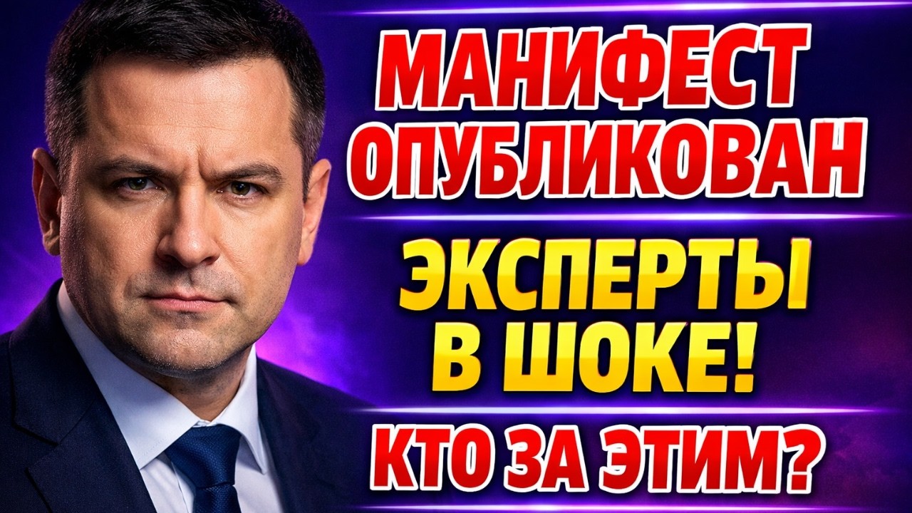 ПРОВЛАСТНЫЙ ЮРИСТ ОПУБЛИКОВАЛ МАНИФЕСТ! ЧТО ЭТО ОЗНАЧАЕТ
