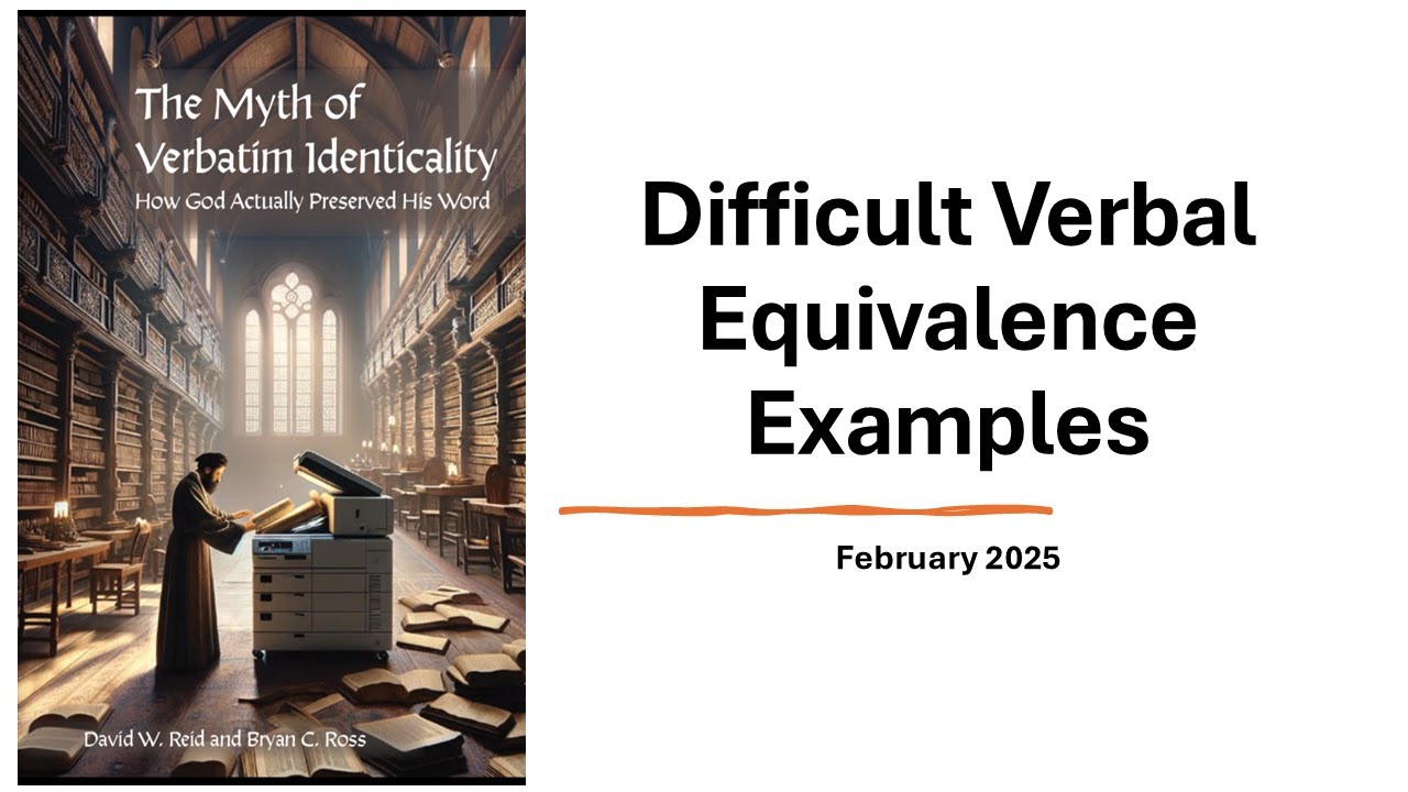 Difficult Verbal Equivalence Examples